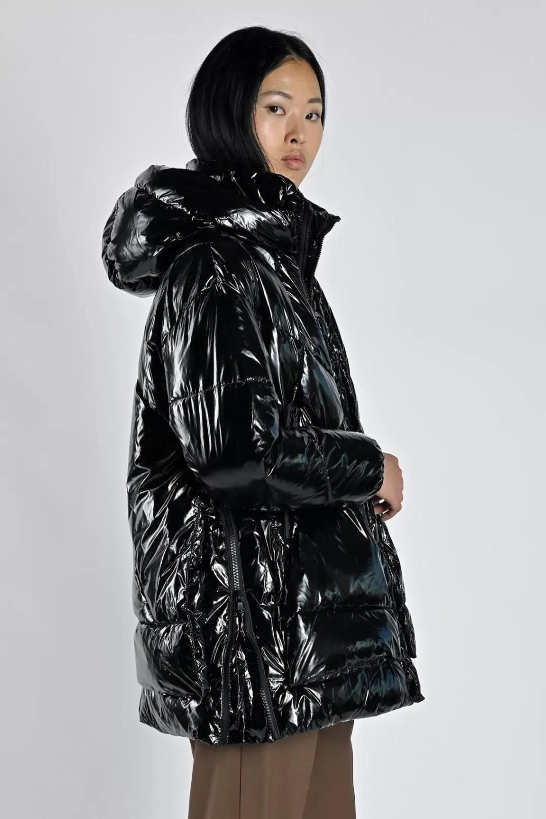 Best Sale Eugenie Mid Glossy Women Capsule Collection | Long Padded Jacket