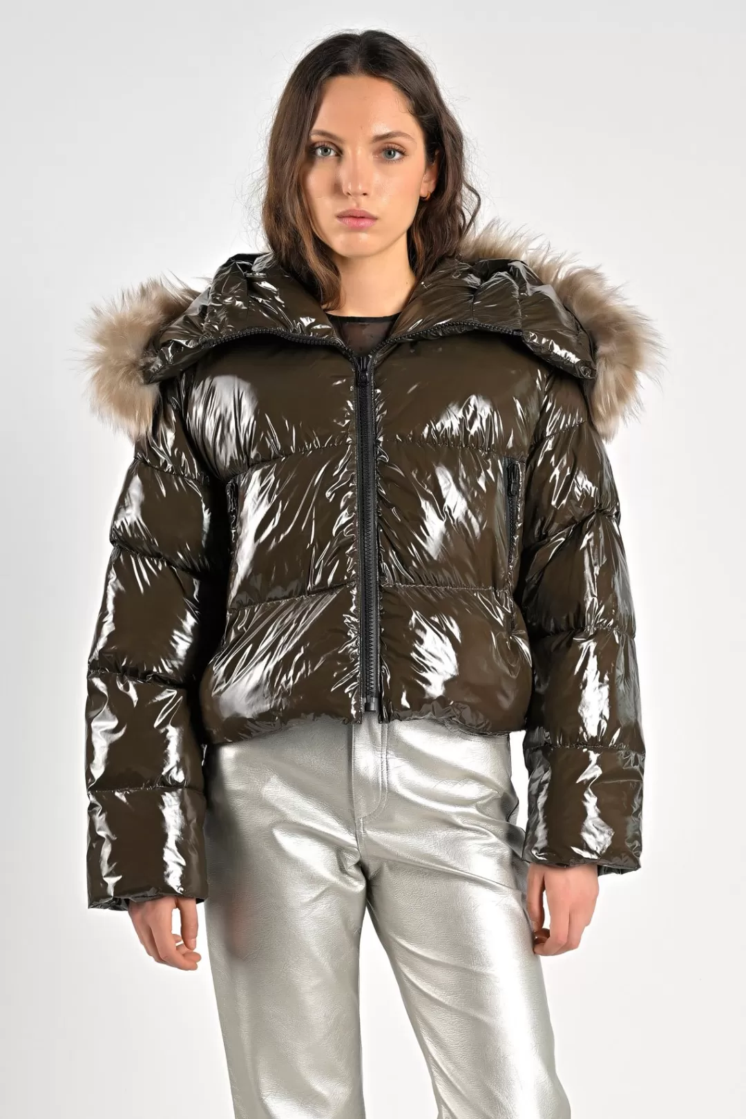 Store Glenora Glossy Fur Women Capsule Collection | Short Jackets