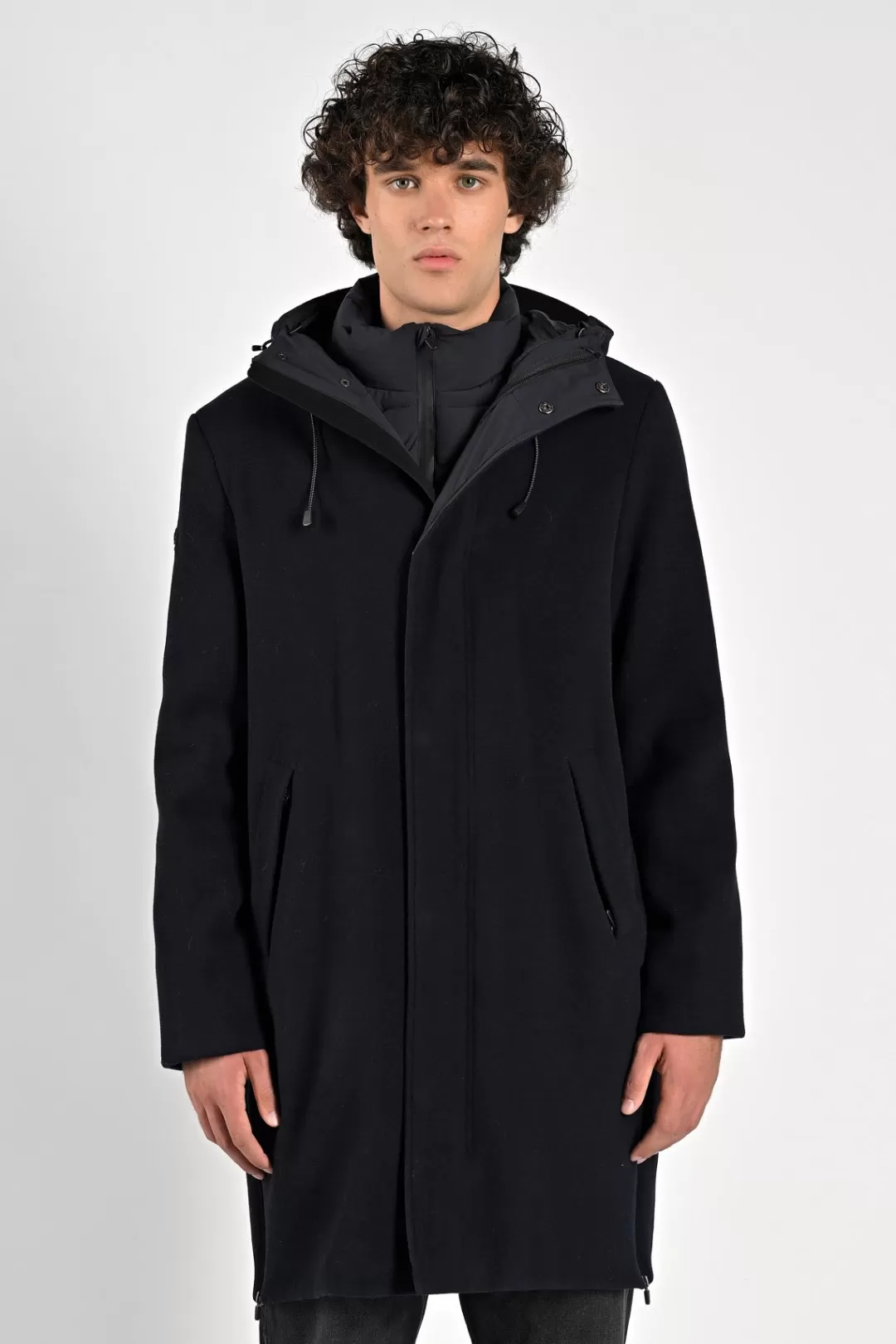 Cheap Lansing Coat Wool | Long Padded Jacket