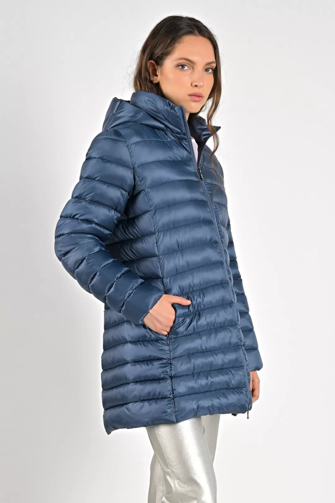 Clearance Teslin Recycled Women Long Padded Jacket | Recycled